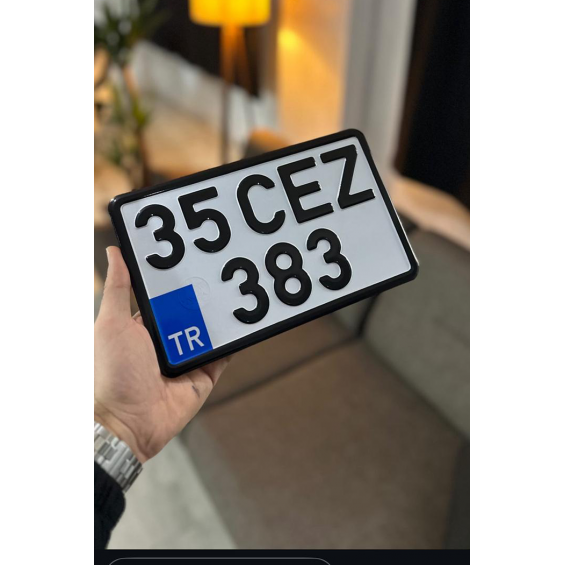 Orijinal TÜVTÜRK Resmi Motorsiklet Plaka