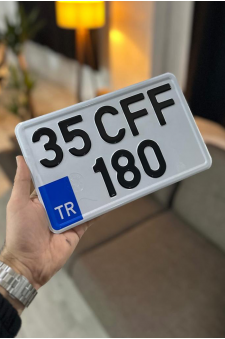 Orijinal TÜVTÜRK Resmi Motorsiklet Plaka