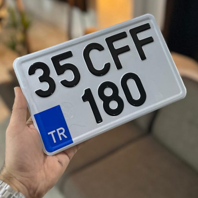 Orijinal TÜVTÜRK Resmi Motorsiklet Plaka