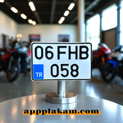 Orijinal TÜVTÜRK Resmi Motorsiklet Plaka