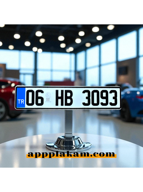 Orijinal TÜVTÜRK Resmi Oto Plaka