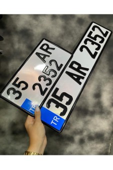 Orijinal TÜVTÜRK Resmi Oto Plaka