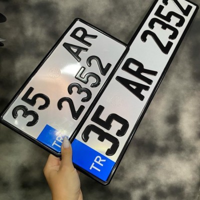 Orijinal TÜVTÜRK Resmi Oto Plaka