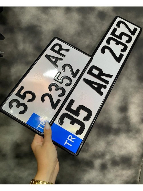Orijinal TÜVTÜRK Resmi Oto Plaka