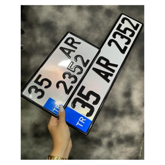 Orijinal TÜVTÜRK Resmi Oto Plaka